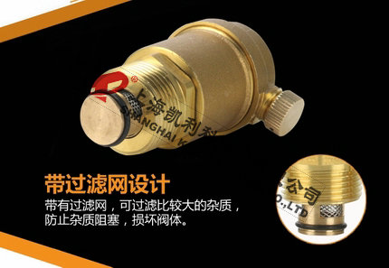 AVAX自動排氣閥帶過濾網設計